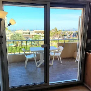 Studio Port D' Vue Mer Et Sur Les Iles D'or Appartement Hyères